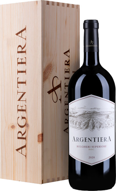 ARGENTIERA 2020 1.5 L Magnum Tenuta Argentiera DOC Bolgheri Superiore Toscana in 1er Holzkiste