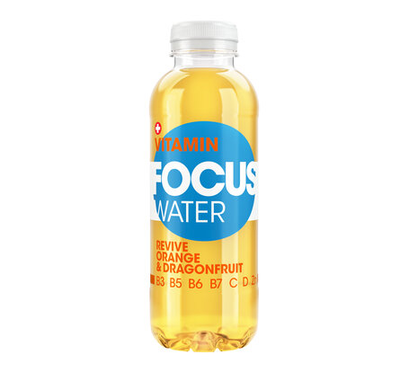 Focuswater Immunity Orange & Dragonfruit EW PET, 6-Pack